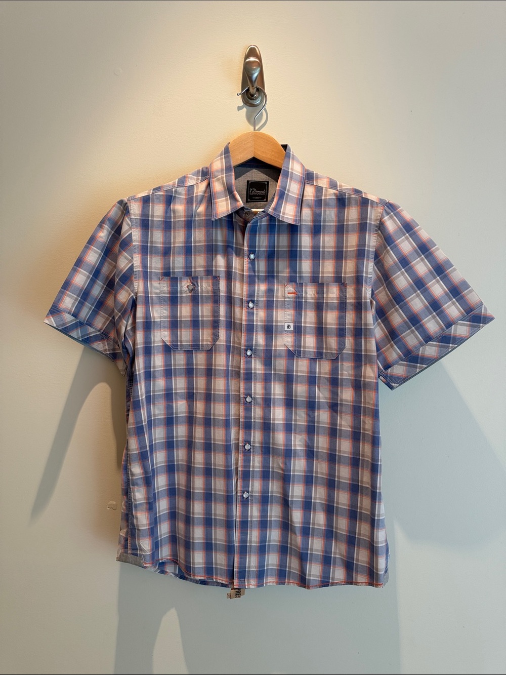 7 Diamonds Short-Sleeve Snap-Down Shirt